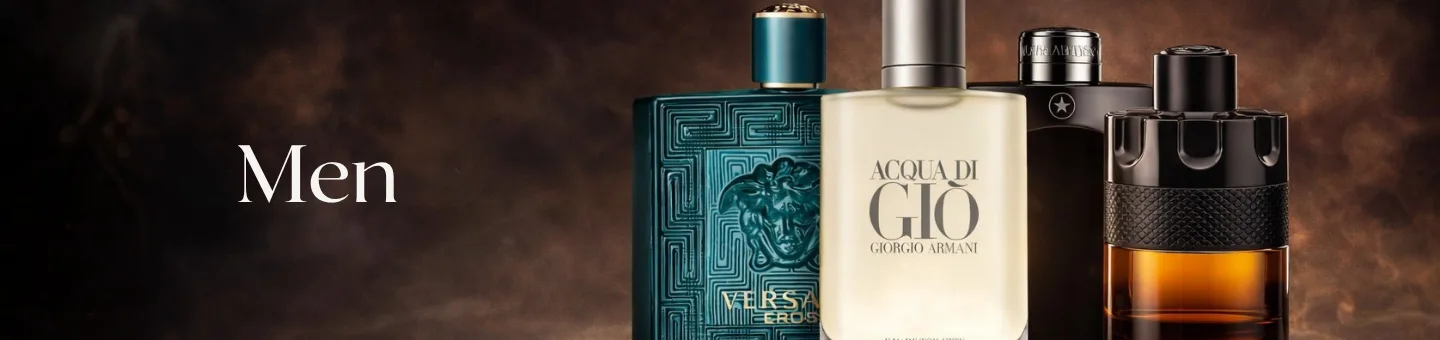FRAGRANCE, MEN banner