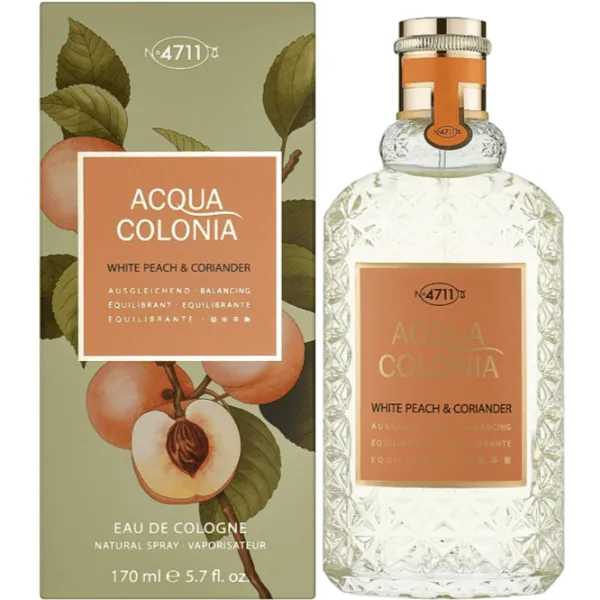4711 Acqua Colonia White Peach & Coriander Eau de Cologne 5.7 oz