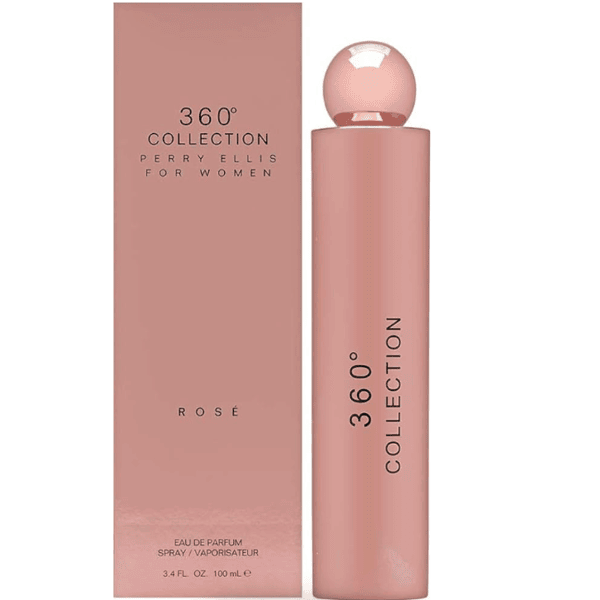 Perry Ellis 360 Collection Rose Eau de Parfum 3.4 oz