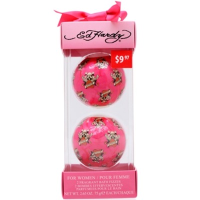 Christian Audigier Ed Hardy Fragrant Bath Fizzes 2 Pc