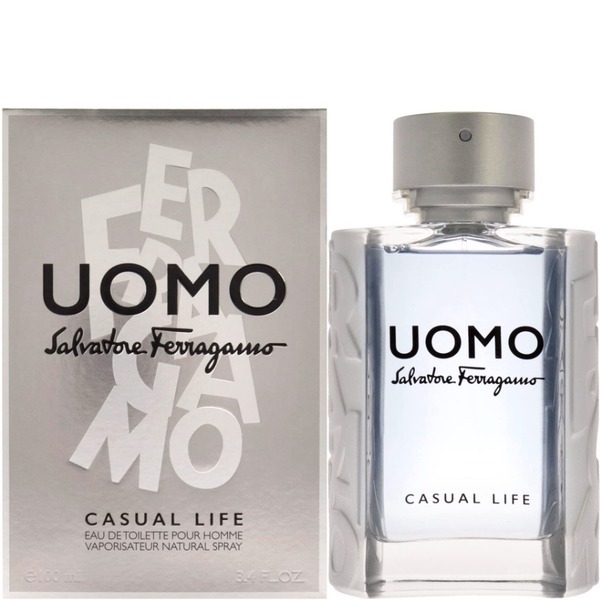Salvatore Ferragamo Uomo Casual Life Eau de Toilette 3.4 oz