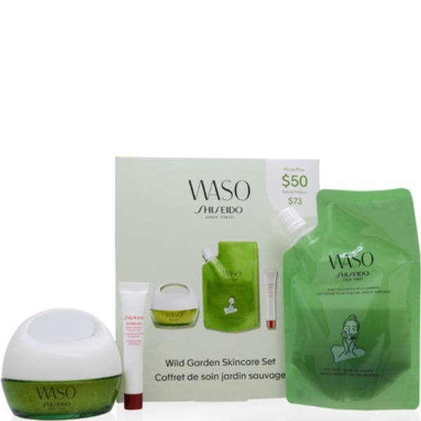 Shiseido Waso Wild Garden Skincare Set 3 Pc