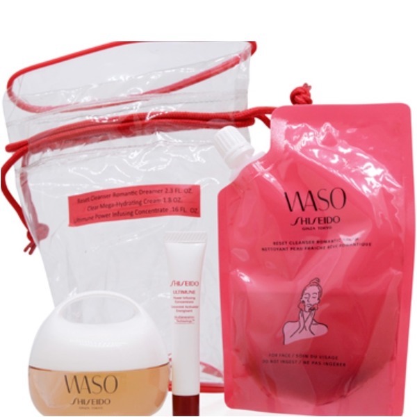 Shiseido Waso Romantic Dream Skincare Set 4 Pc