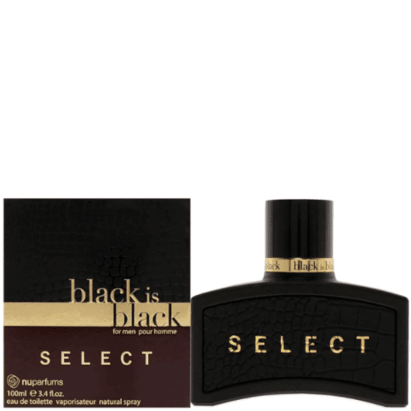 Nuparfums Black Is Black Select Eau de Toilette 3.4 oz