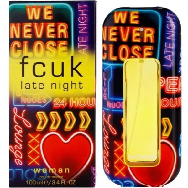 French Connection Fcuk Late Night Her Eau de Toilette 3.4 oz