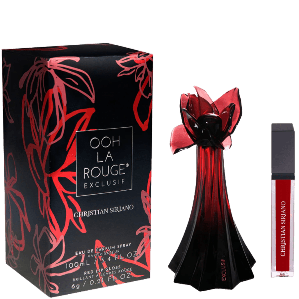 Christian Siriano Ooh La Rouge Exclusif Eau de Parfum 3.4 oz with Lip Gloss