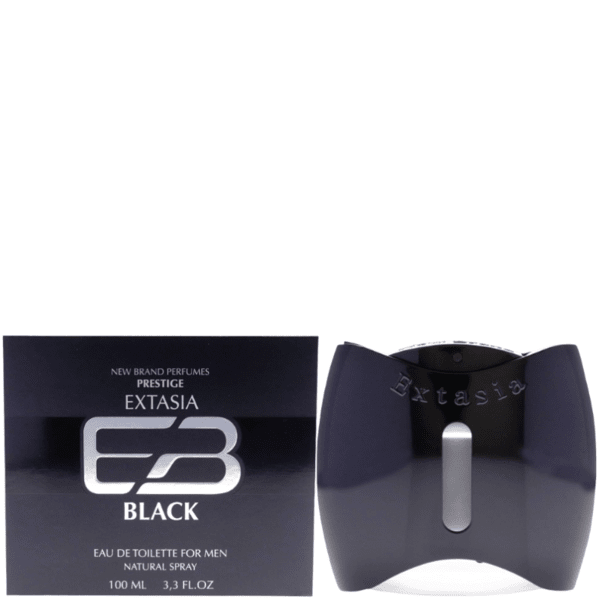 New Brand Perfumes Extasia Black Eau de Toilette 3.3 oz