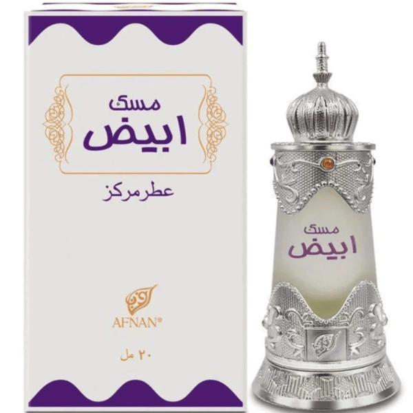 Afnan Musk Abiyad Perfume Oil 0.67 oz