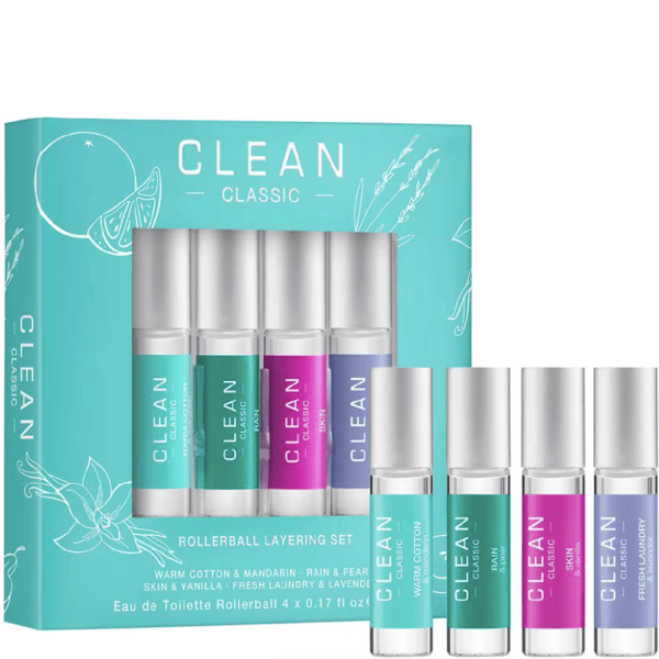 Clean Clean Rollerball Layering Set 4 Pc