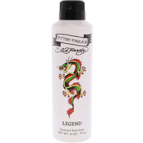 Christian Audigier Ed Hardy Tattoo Parlour Legend Deodorant Spray 6.0 oz