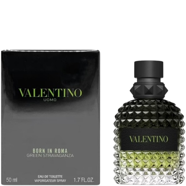 Valentino Uomo Born In Roma Green Stravaganza Eau de Toilette 1.7 oz