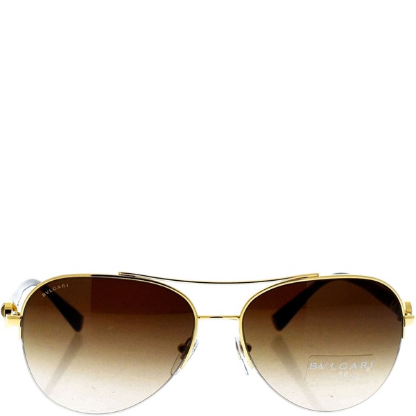 Bvlgari BV 6068K Sunglasses Gold Plated-Brown