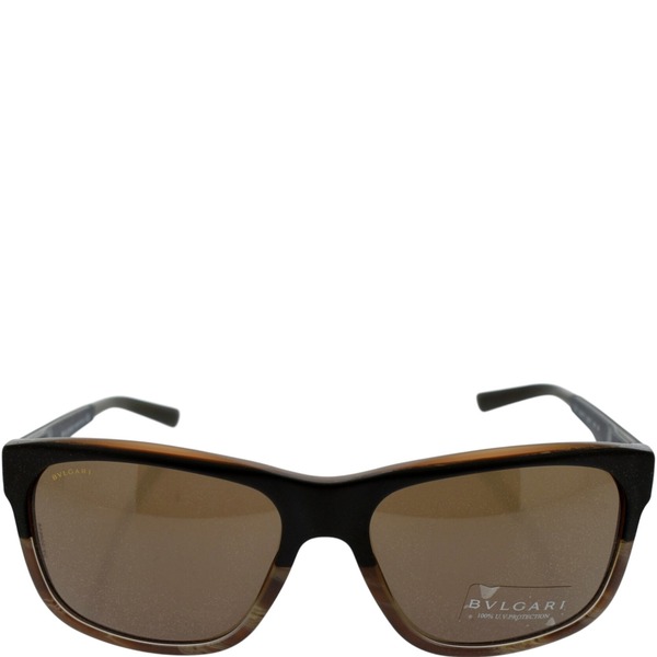 Bvlgari BV 7024 Sunglasses Sand Brown On Horn-Brown