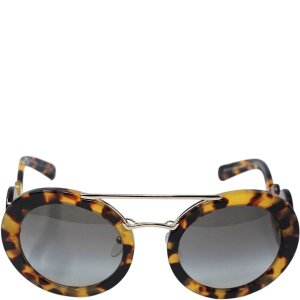 Prada SPR 13S 7S0-0A7 Sunglasses Havana-Grey