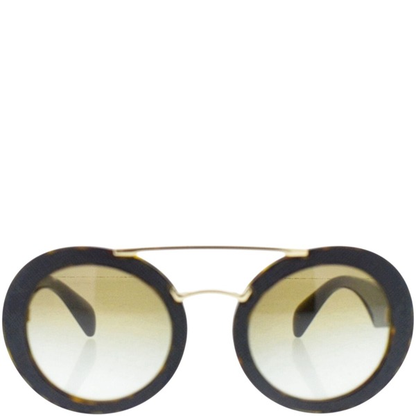 Prada SPR 15S 2AU-4M1 Sunglasses Havana-Green