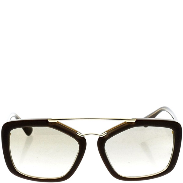 Prada SPR 24R UED-3H2 Sunglasses Opal Brown Beige-Light Brown