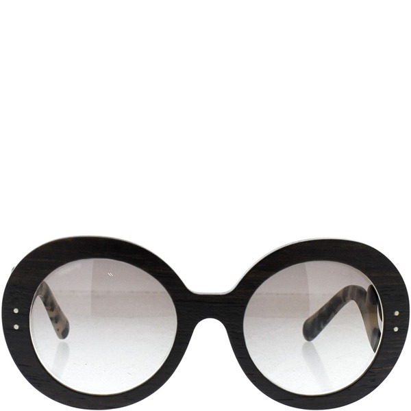 Prada SPR 27R UBT-0A7 Sunglasses Ebony Malabar-Grey