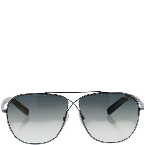 Tom Ford FT0393-S April 15B Sunglasses Light Ruthenium-Grey