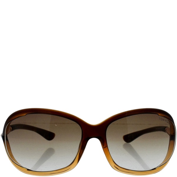 Tom Ford TF008 50F Jennifer Sunglasses Brown Gradient-Brown
