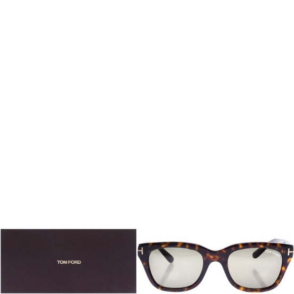 Tom Ford TF237 52N Snowdon Sunglasses Dark Havana-Green