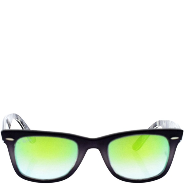 Ray-Ban RB 2140 1199-4J Wayfarer Sunglasses Grey Black-Green