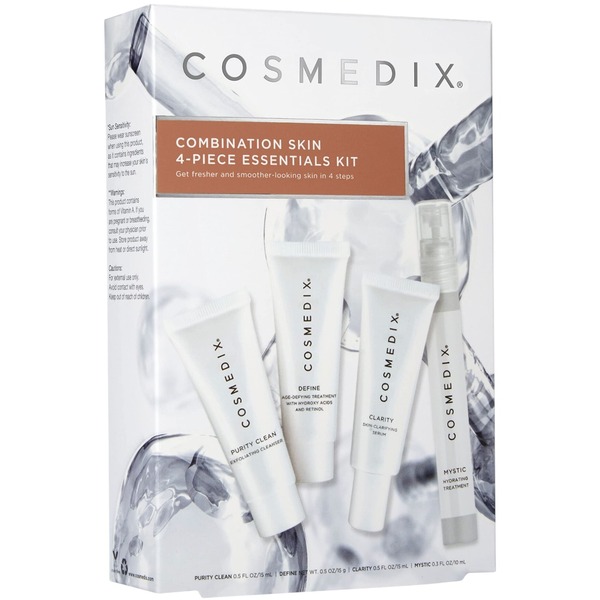 Cosmedix Combination Skin Essentials Kit 4 Pc