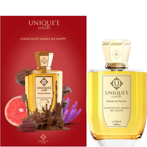 Unique'e Luxury Chocolate Makes Me Happy Extrait de Parfum 3.4 oz