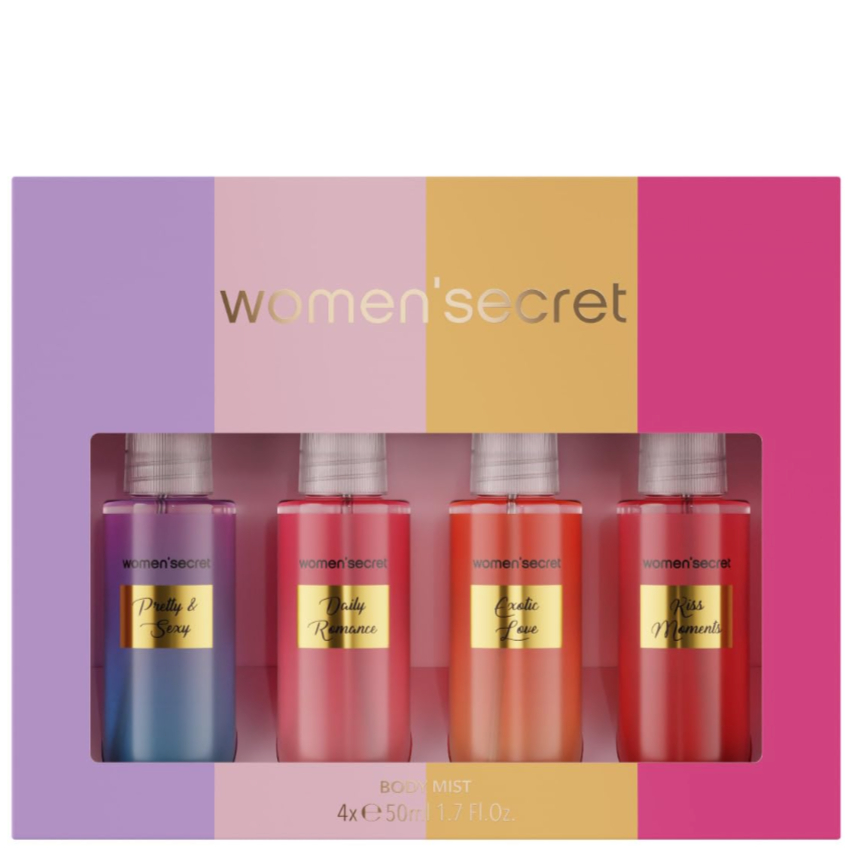 Women'Secret Women'Secret Body Mist Set 4 Piece