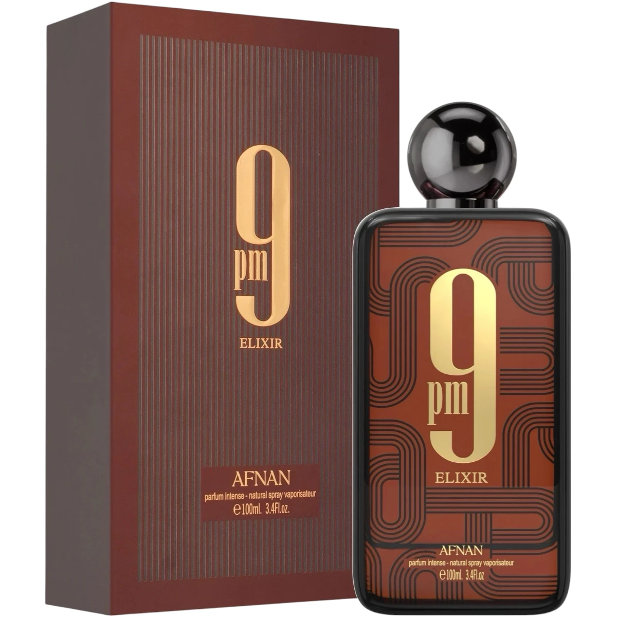 Afnan 9PM Elixir Parfum 3.4 oz