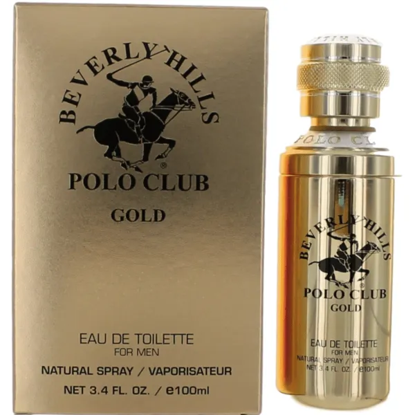 Beverly Hills Polo Club BHPC Gold Eau de Toilette 3.4 oz