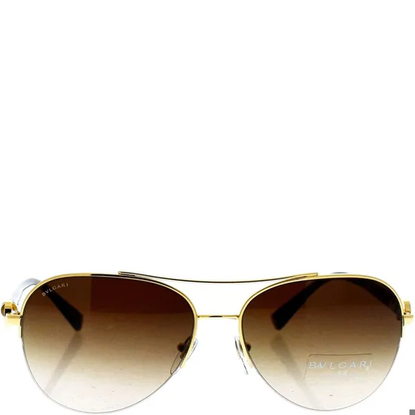 Bvlgari BV 6068K Sunglasses Gold Plated-Brown