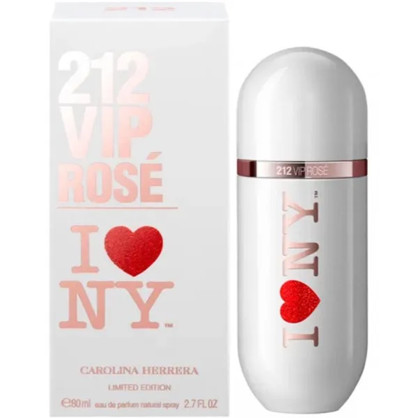 Carolina Herrera 212 Vip Rose I Love NY Eau de Parfum 2.7 oz