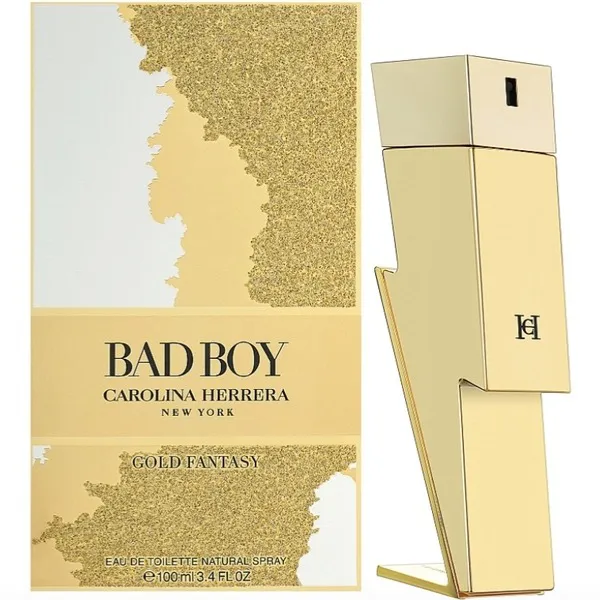 Carolina Herrera Bad Boy Gold Fantasy Eau de Toilette 3.4 oz