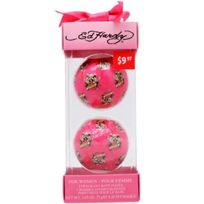 Christian Audigier Ed Hardy Fragrant Bath Fizzes 2 Pc