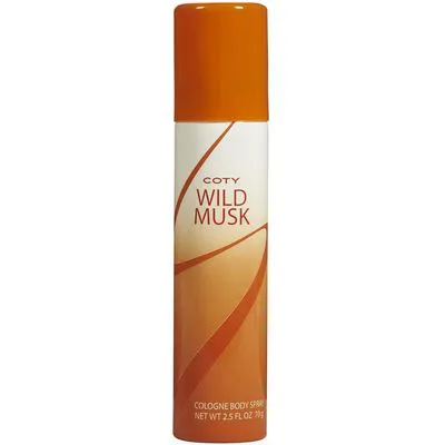 Coty Wild Musk Cologne Body Spray 2.5 oz