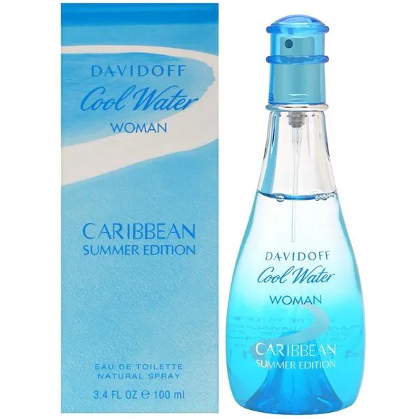 Davidoff Cool Water Woman Caribbean Summer Edition Eau de Toilette 3.4 oz