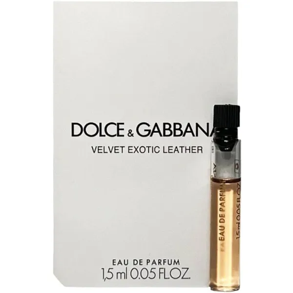 Dolce & Gabbana Velvet Exotic Leather Eau de Parfum 0.05 oz Vial