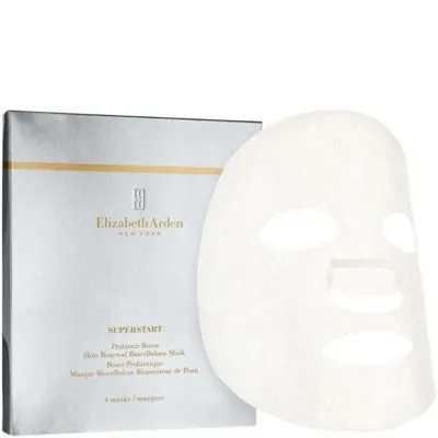 Elizabeth Arden SuperStart Probiotic Boost Skin Renewal Biocellulose Mask 4 Masks