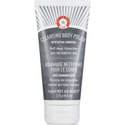 First Aid Beauty Cleansing Body Polish With Active Charcoal 6.0 oz