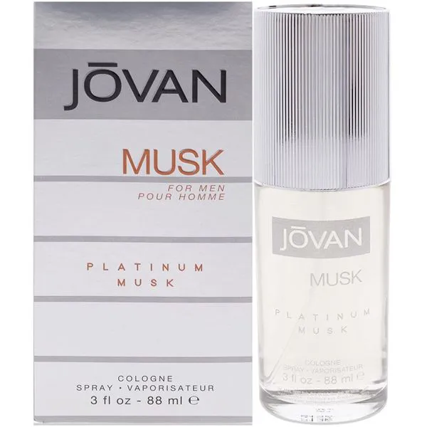 Jovan Platinum Musk Cologne 3.0 oz