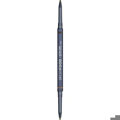 Lashfood Ultra Fine Brow Pencil Duo Charcoal