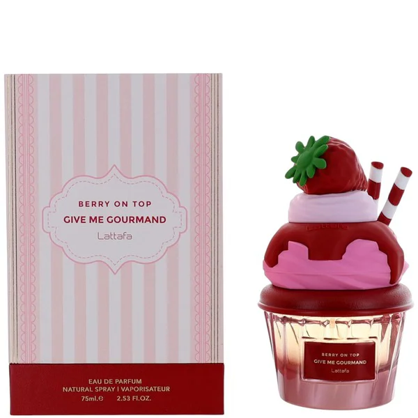 Lattafa Berry On Top Give Me Gourmand Eau de Parfum 2.53 oz