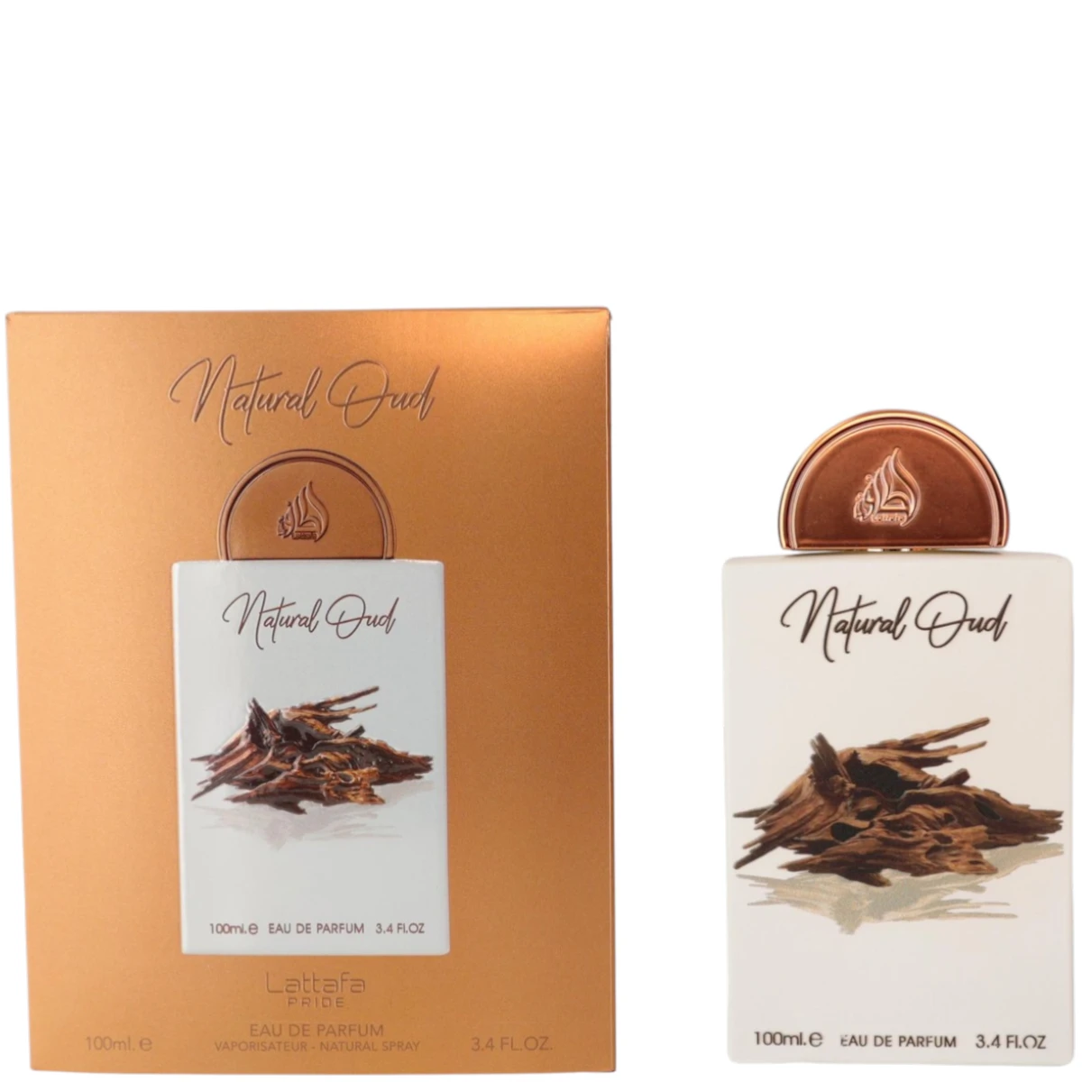 Lattafa Natural Oud Eau de Parfum 3.4 oz