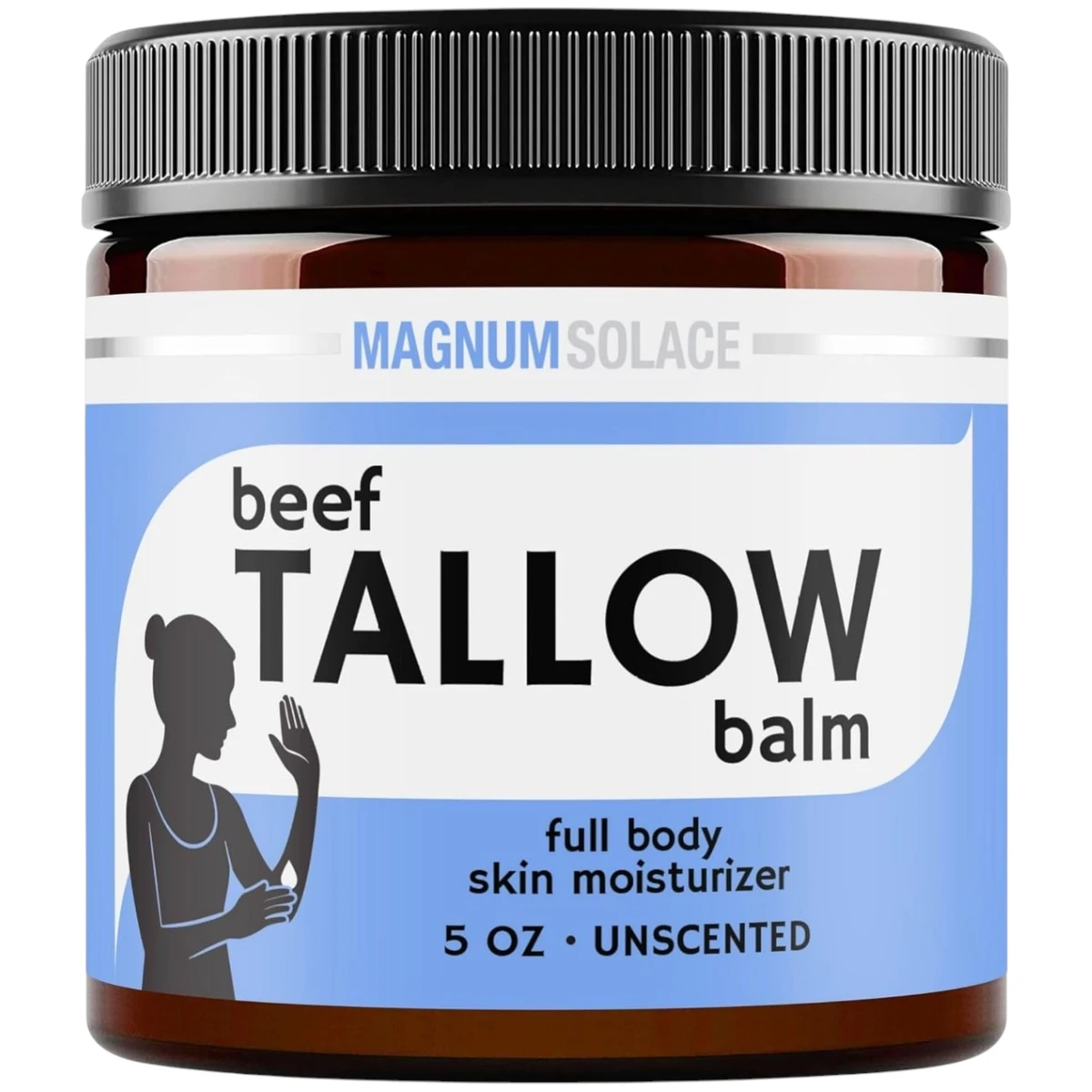 Magnum Solace Beef Tallow Balm Full Body Skin Moisturizer 5.0 oz