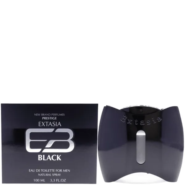 New Brand Perfumes Extasia Black Eau de Toilette 3.3 oz
