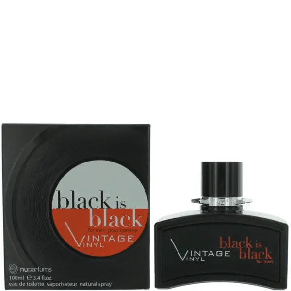 Nuparfums Black Is Black Vintage Vinyl Eau de Toilette 3.4 oz