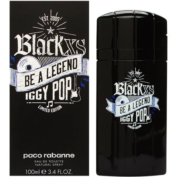 Paco Rabanne Black Xs Be A Legend Iggy Pop Eau de Toilette 3.4 oz