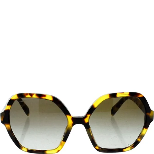Prada SPR 06S 7S0-4K1 Sunglasses Havana-Green