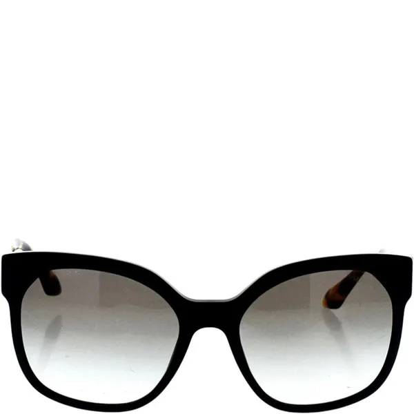 Prada SPR 10R 1AB-0A7 Sunglasses Black Havana-Grey