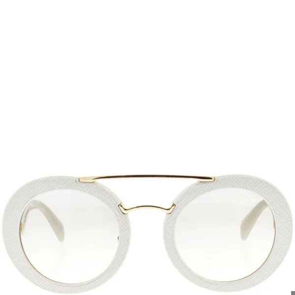 Prada SPR 15S UP-3H2 Sunglasses Ivory-Light Brown